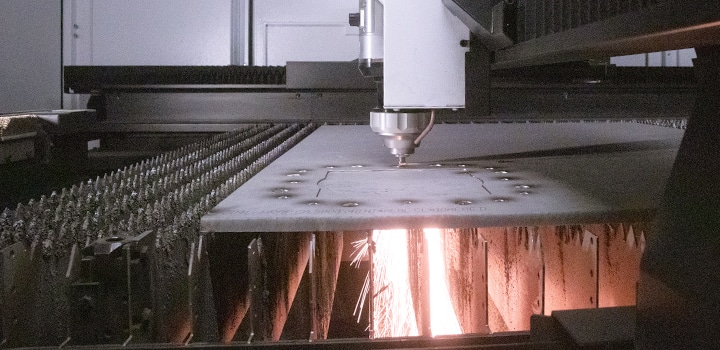 Laser cutting equipment at Second Generation Arc 'N' Spark